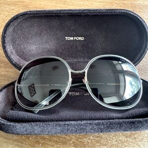 Woman’s Tom Ford Alexandra TF118 Gold Gradient Authentic Sunglasses With Case